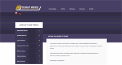 Desktop Screenshot of dukatmeble.pl